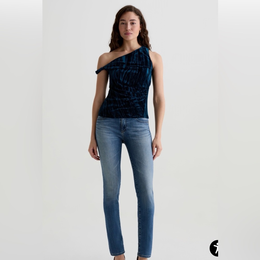 AG Adriano Goldschmied Dark Blue Stilt Jean